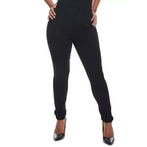 Dollhouse Juniors Curvy-Fit High-Rise Skinny Jeans Black Size 0 Button Zip NWT